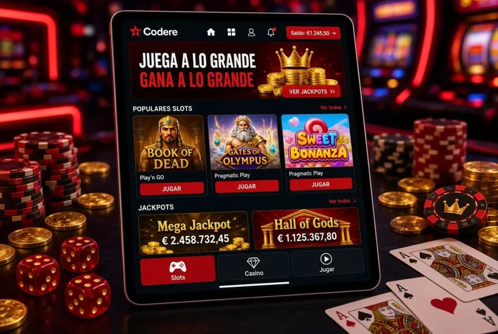 Tableta con tragamonedas